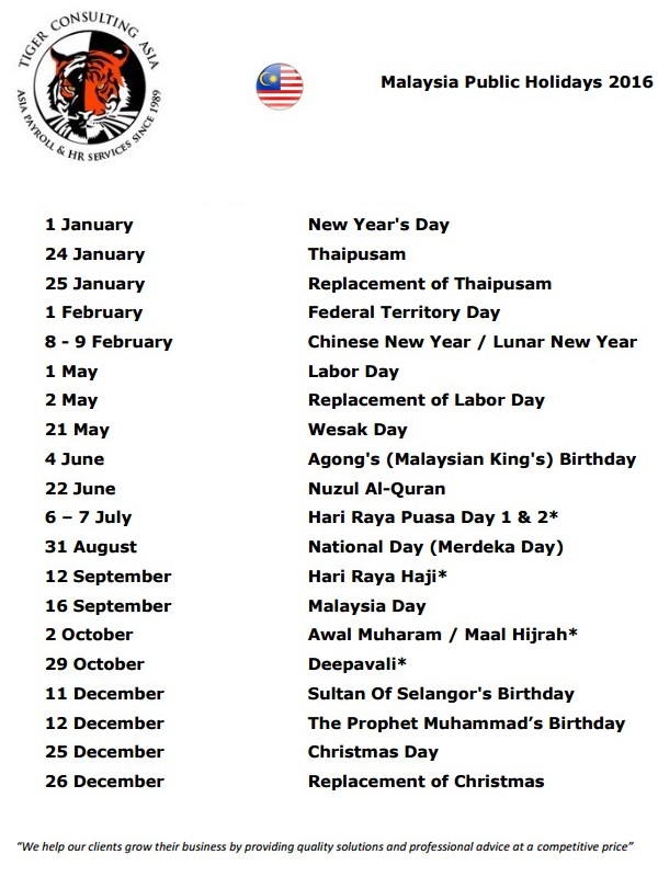 Holiday selangor 2022 public Calendar 2022